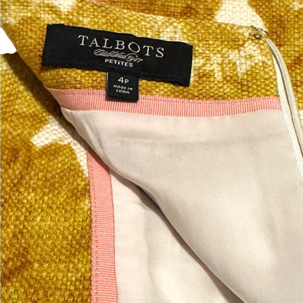 EUC Talbots Floral Skirt SZ 4P - Picture 2 of 4